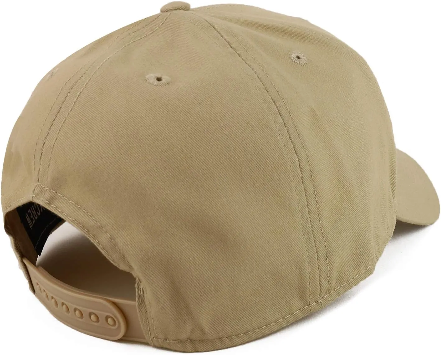 XXL Oversize High Crown Adjustable Plain Solid Baseball Cap