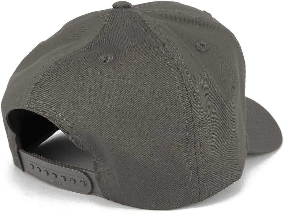 XXL Oversize High Crown Adjustable Plain Solid Baseball Cap