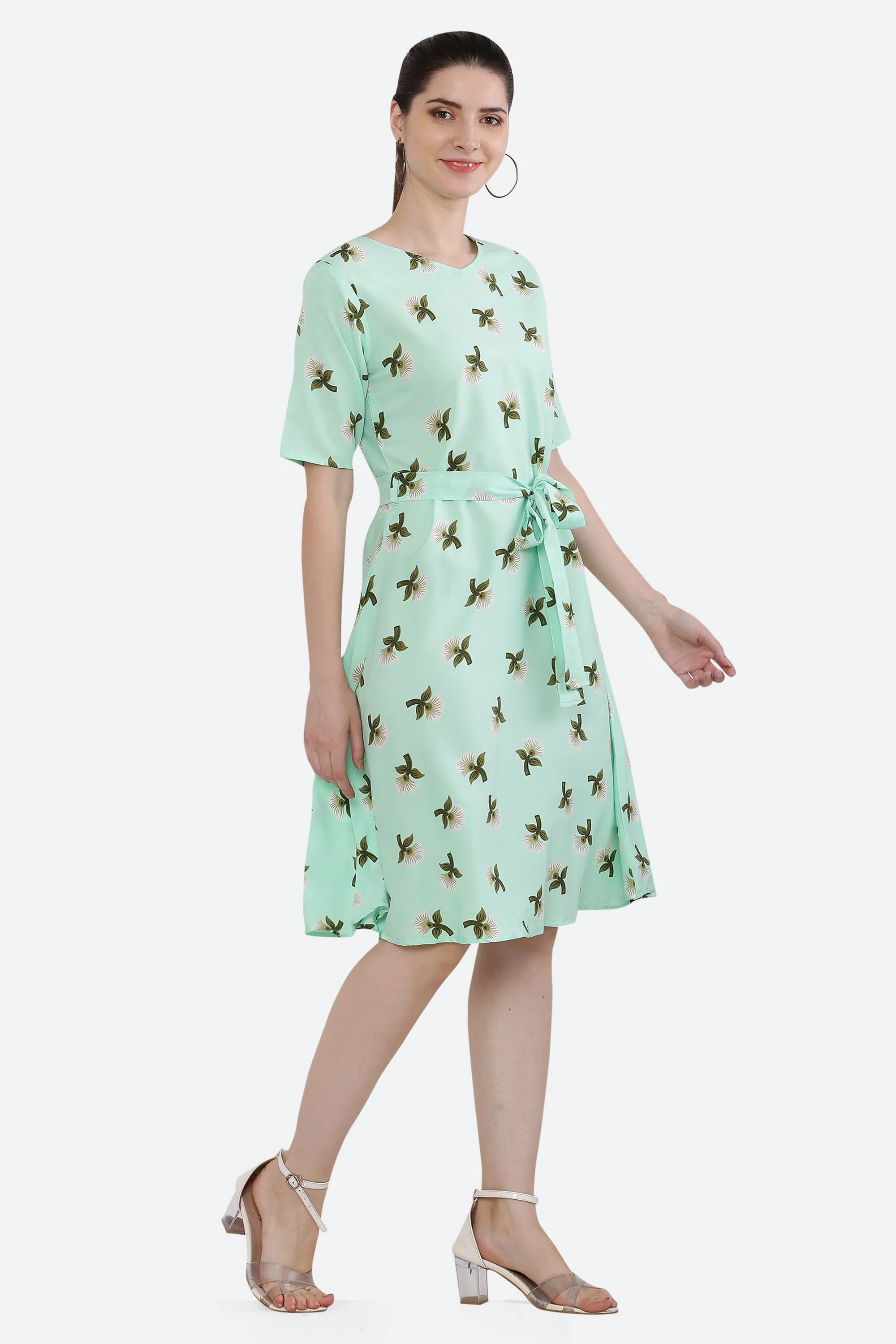 Yellow Dola Silk kurti Set