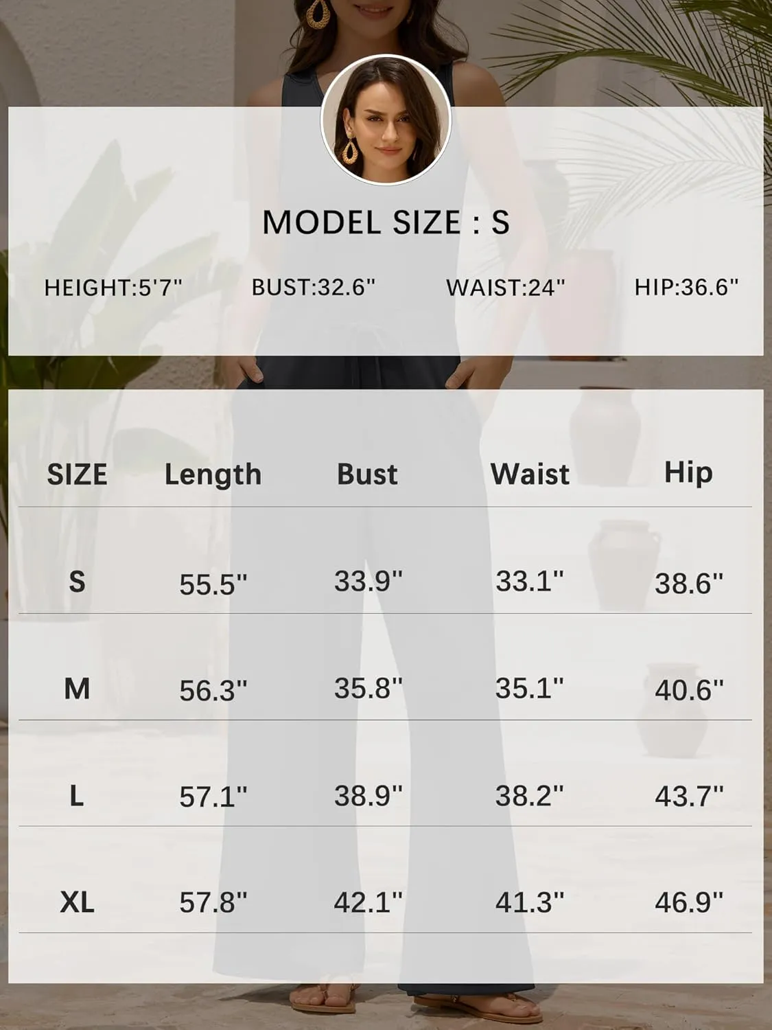 ZAFUL Womens Jumpsuits Summer 2025 Casual One Piece Outfits V Neck Sleeveless Wide Leg Long Pants Rompers with Pockets